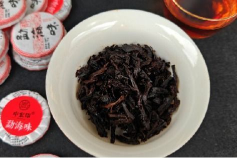 Шу Пуер Менхайская еда "MENG HAI WEI PUER TEA" 7гр 1024 фото