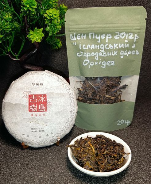 Шен Пуер "Ісландський з стародавніх дерев"  2012р 20гр 7013 фото