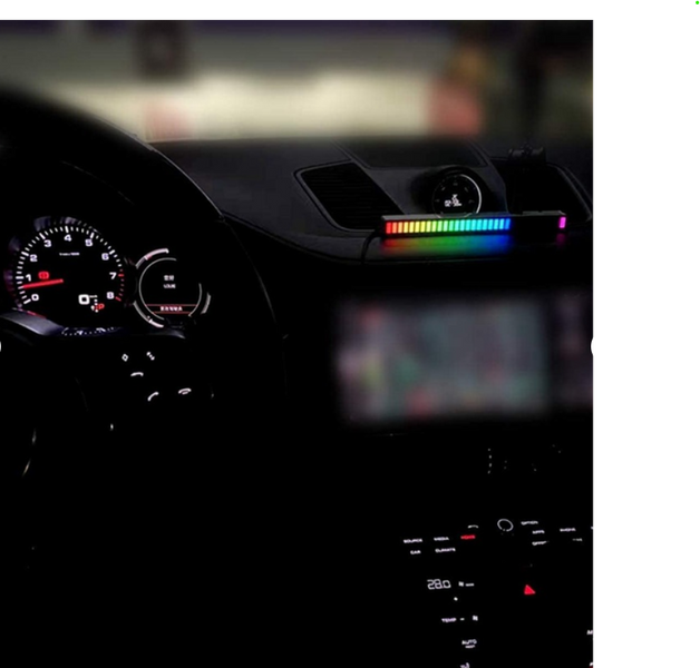 Еквалайзер світлодіодний RGB +додаток 4 фото